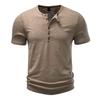 Men's T-shirts and Tank Tops Summer Casual Short Sleeve Solid Color Button Designer Golf Wear Man Basic Camisetas De Hombre