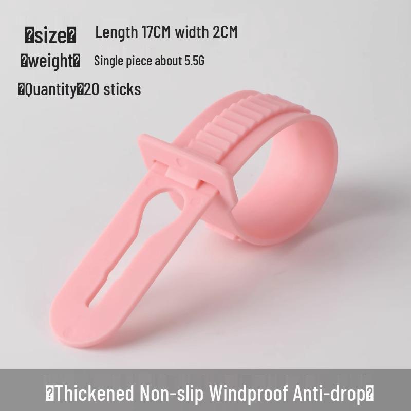 Windproof Non-Slip Clothes Drying Rack with Adjustable Locking Buckle