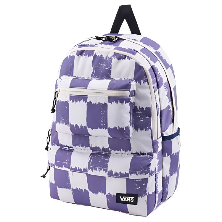 New Vans Polyester Backpack Regular Women's Purple & White VN000J2HDKD