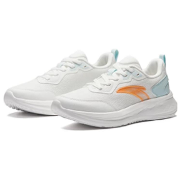 Anta Lightweight Running Comfortable Versatile Non-Slip Breathable Low-Top Casual Training Running Shoes Women Sneaker White Green 922525508-1