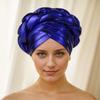 African Turban Cap Headdress Women Headtie Hat Hair Accessories Arab Wrapped Muslim Hijab