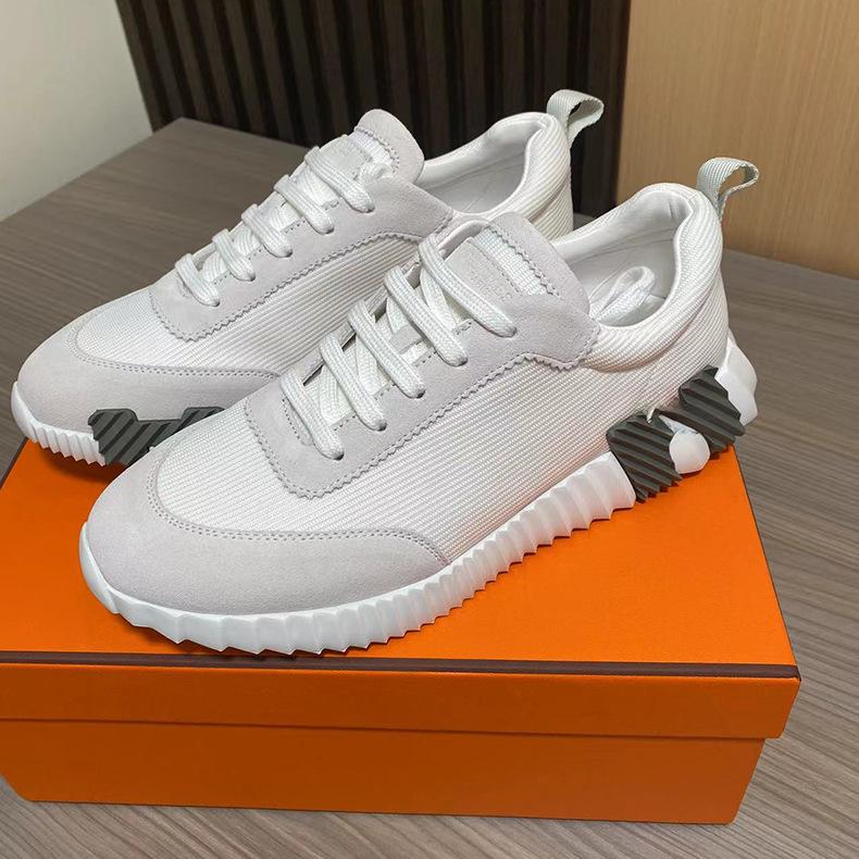 H Home Herren Leder Freizeitsneakers Schwarze Kleine Weiße Schuhe Paar Atmungsaktives Netz Herrenschuhe