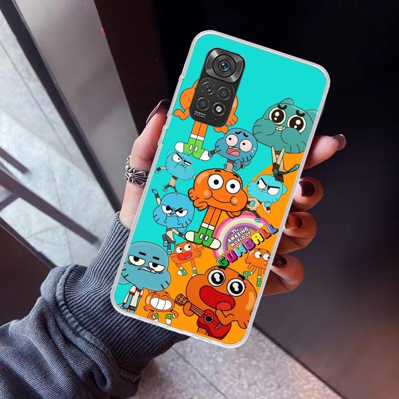 

The Amazing World Gumball Phone Case For Xiaomi Redmi Note 10 11 12 13 14 15 Pro Plus 11S 12S 14S 11T 11E 10S Soft TPU Back Cove Redmi Note 14 Pro 4G