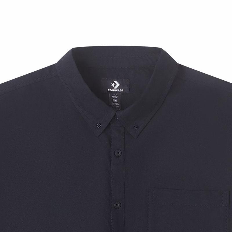Converse Shirts Men's Navy Blue Lapel Moderate Other 10025290-A01