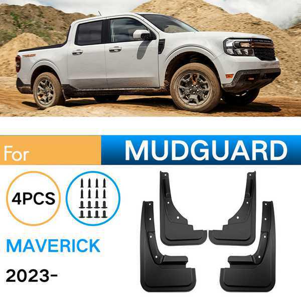 

Black ABS Mud Flap Set for Ford Mave none