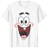 Spongebobs Patrick Big Face Smile T Shirt Harajuku TShirts Short Sleeves Y2K Funny Tops Summer Comfortable Plus Size Tees