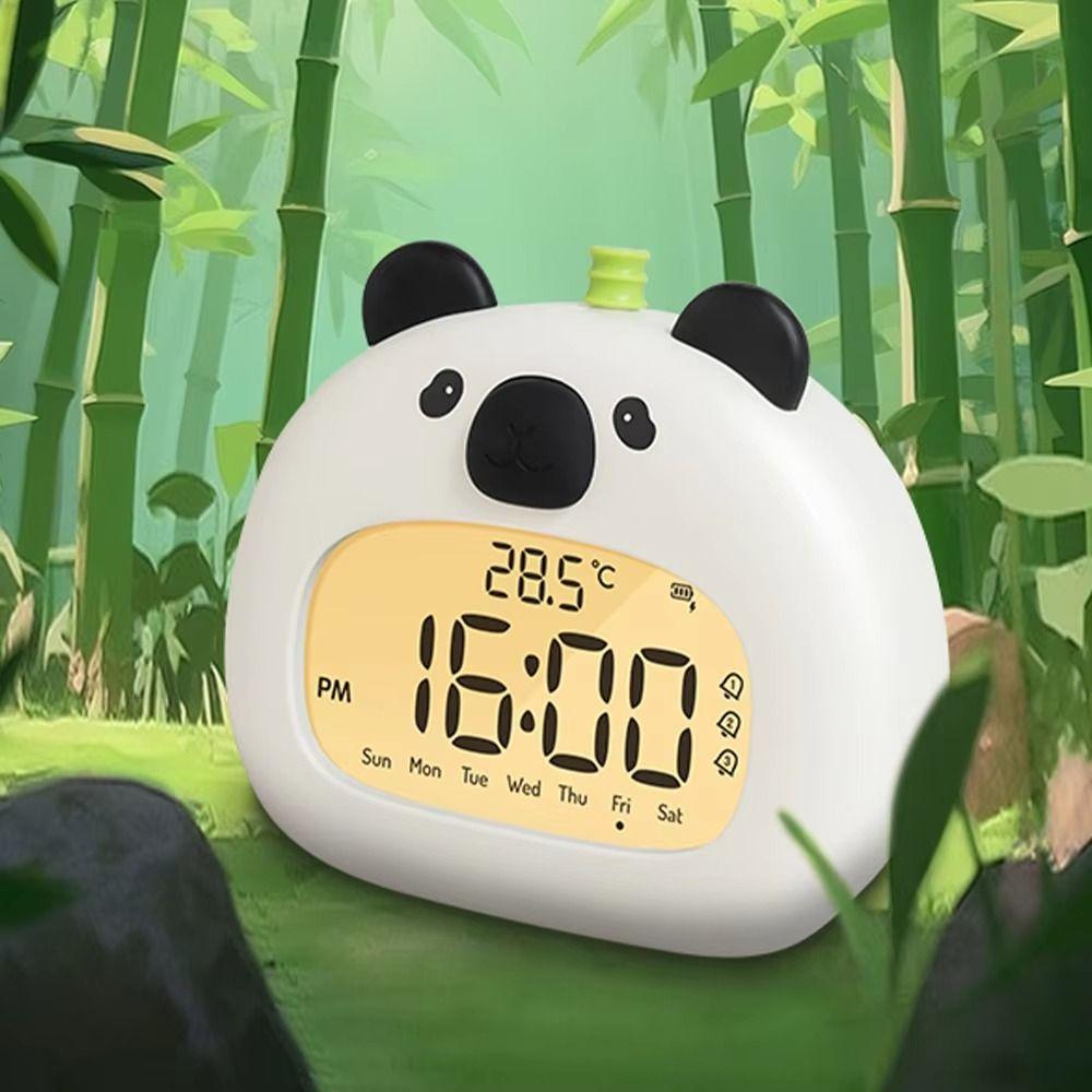 Creative Capybara LED Alarm Clock Temperature Display Time Planning Clock  Desk Decoration