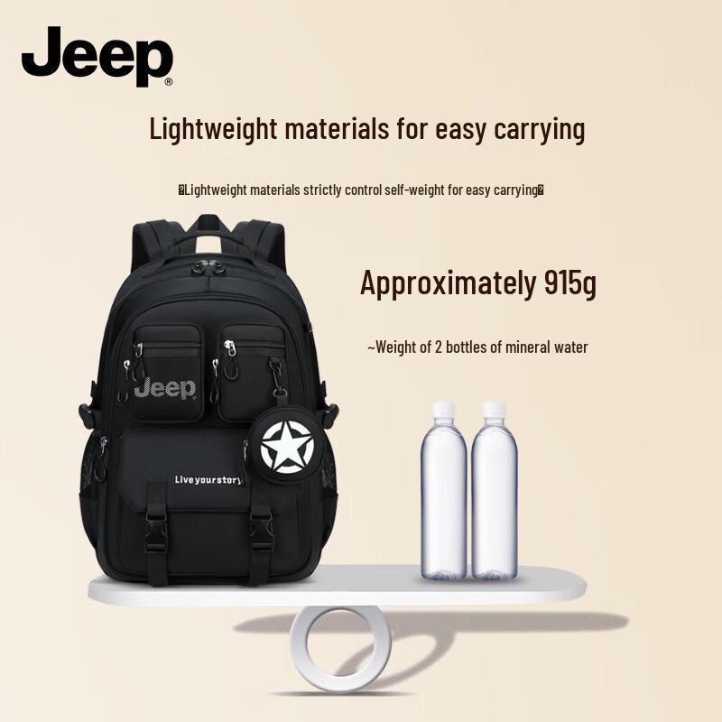 Jeep Water-resistant School Backpack