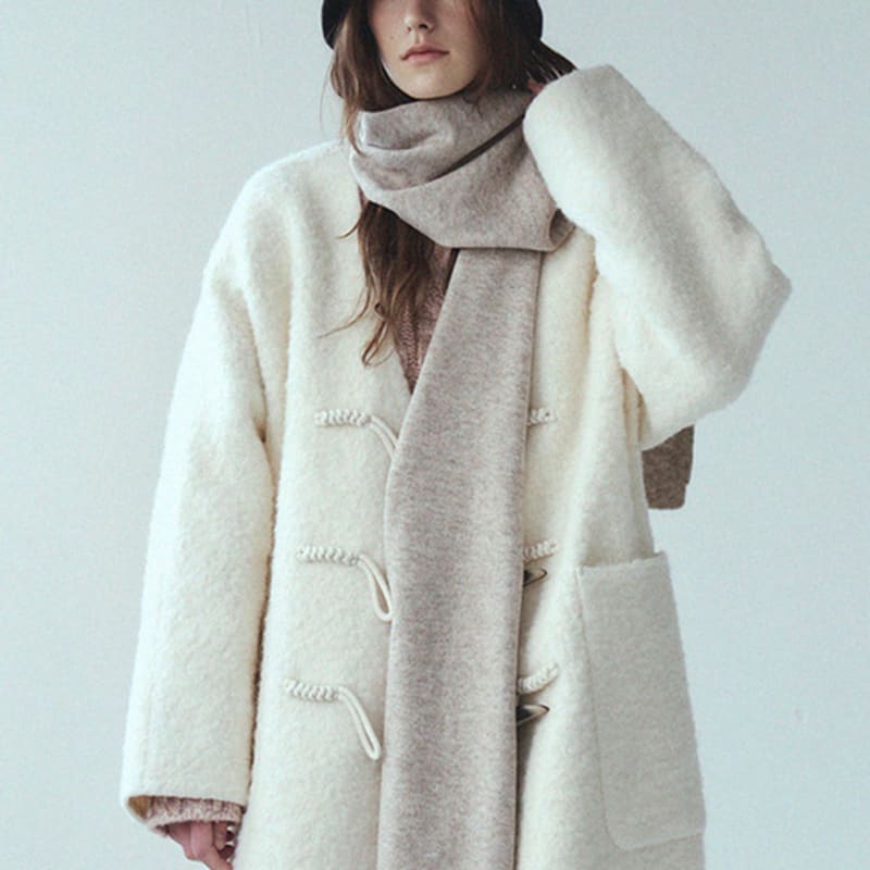 

Marchen Noten silky muffler_7color oatmeal