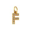 26 English Letter Rhinestone Pendants: European & American Style, 304 Stainless Steel, DIY Earring Accessories