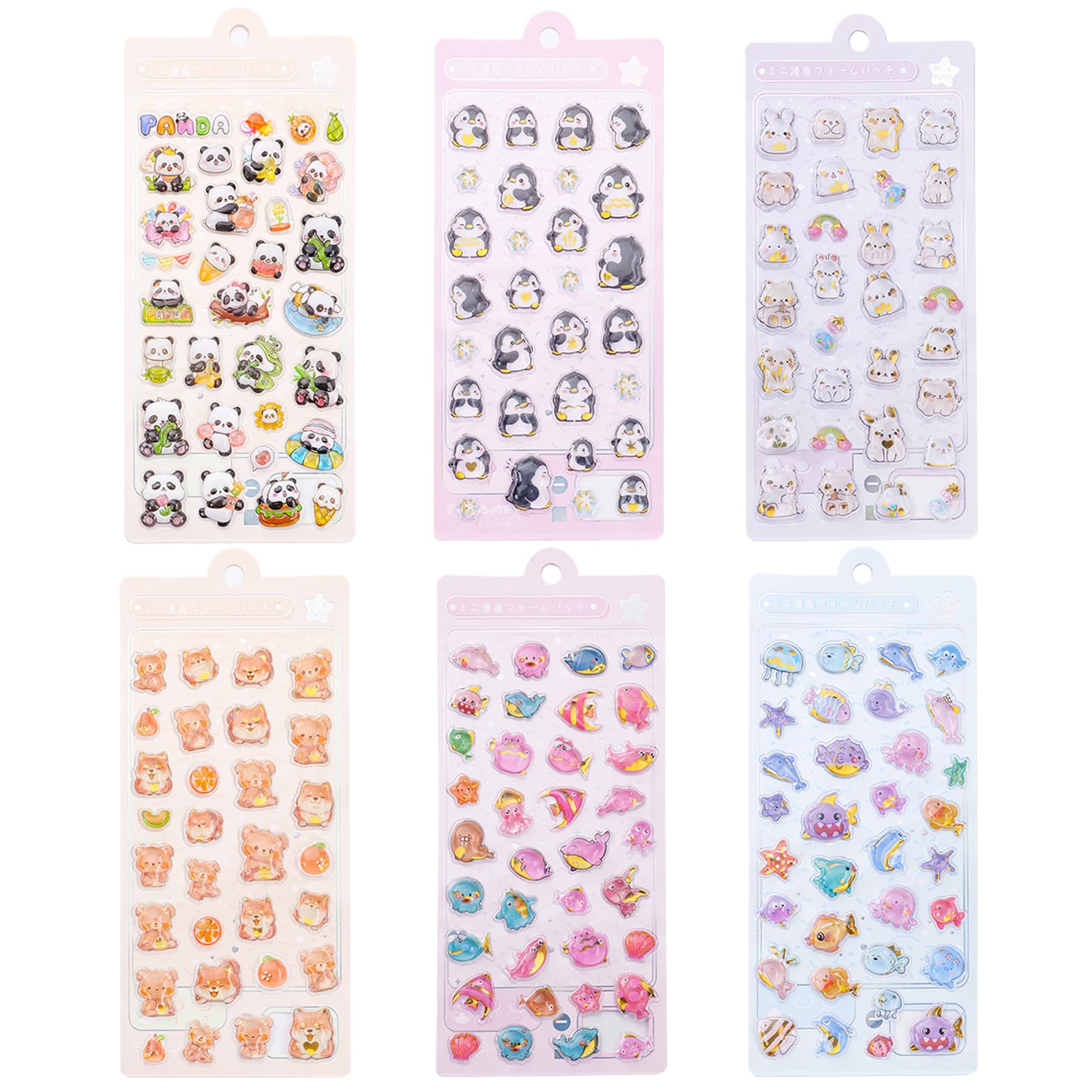 

Sitengle Cute Puffy Set of 3D Reward Decorative Stickers for Cell Phone Craft Gifts Stickers, 6, Stickers, DIY, Planners, Decorations, Stick-on
