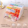 Transparent Multi-Layer Storage Box for Glass Beads and Jewelry Accessories