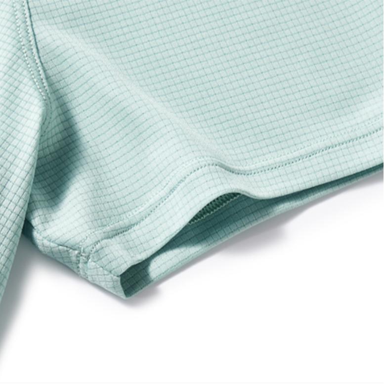 Saucony Solid Color Sports Crew Neck Short Sleeve T-Shirt Women tops Fruit-Tea-Green SC1239100-1