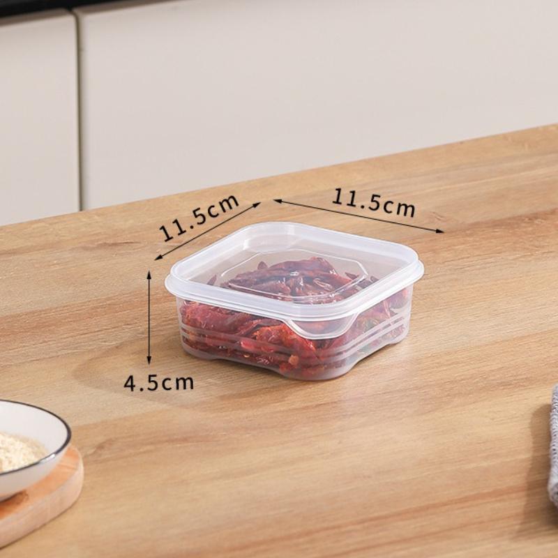 

10pcs Food Ade Freezer Storage Box Kitchen Dumpling Egg Meat Preservation Container Refrigerator Organization Tool