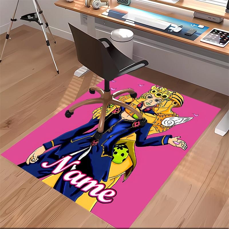 Custom Personalization JoJo's Bizarre Adventure Print Area Rug - Soft, Washable Non-Slip Indoor Mat,Living Room,Home&Office Decorative Rug