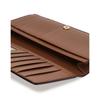 Daks Brown Logo Pattern Leather Long Wallet Dcwa6e717w2