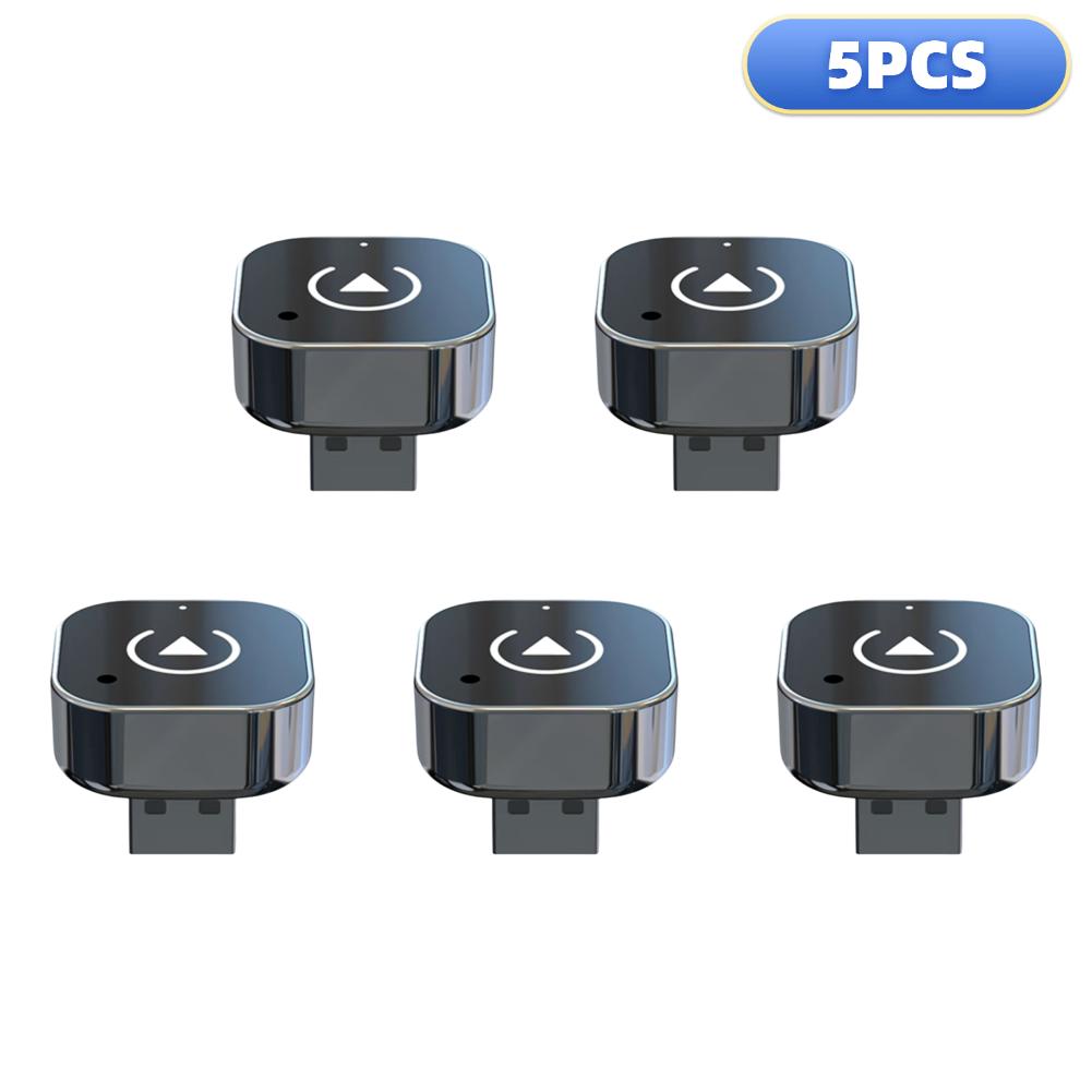 2 in 1 Wireless CarPlay Android Auto Adapter Plug & Play Convert Wired to Wireless Dongle for Factory Wired CarPlay Wired Cars