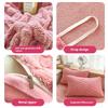 Winter Thickened Milk Fleece Bedding Four-piece Set Warm Skin-friendly Sheets Quilt Cover Pillowcase