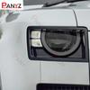 Car Headlight Tint Smoked Black Protective Film TPU Sticker For Land Rover Defender L663 110 90