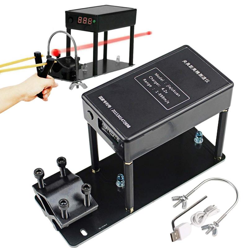 

Вимірювач швидкості стрільби з високоточним тестером балістичного хронографа 3,7 В для занять спортом на відкритому повітрі Інструмент для вимірювання швидкості чорний