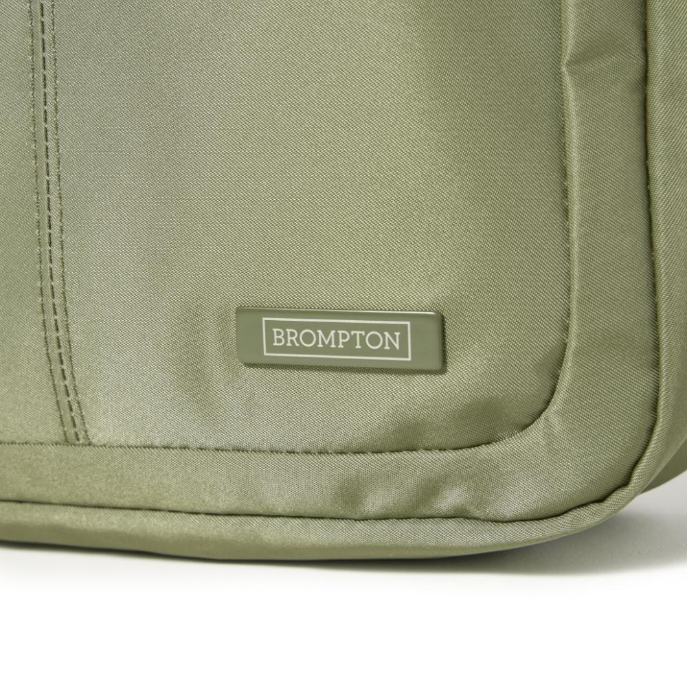 Brompton London Commuter Square Cross Bag - Khaki (P245Acr104)
