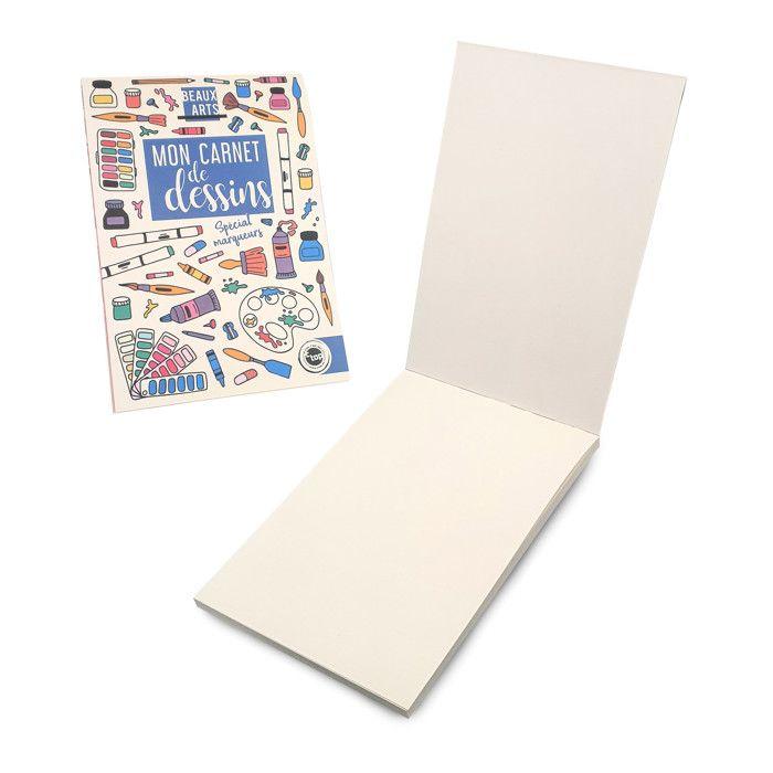 Carnet de dessins spécial marqueurs A5 30 pages 120g/m²