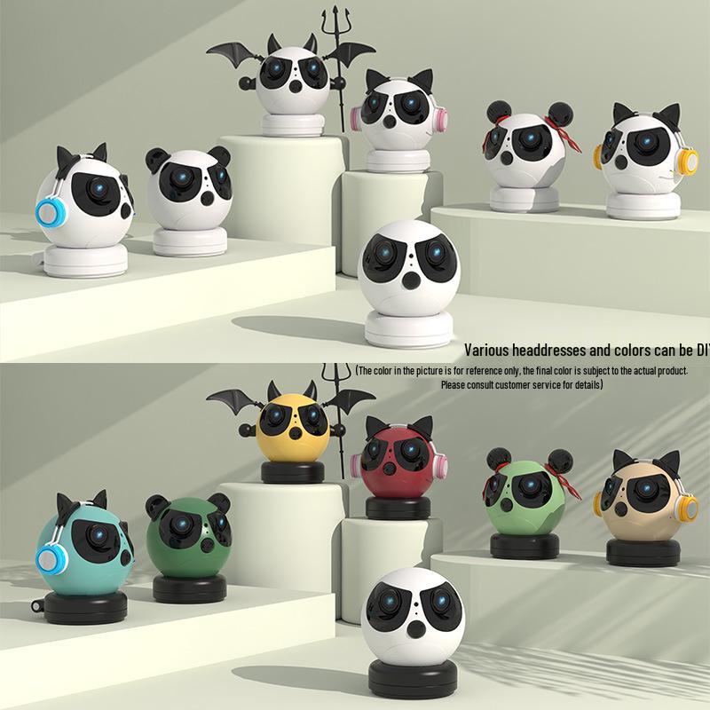 Dual Lens Indoor Baby Monitor with Remote Alarm and Wide Angle Camera