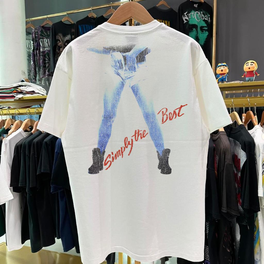89 Simply The Best- Tina Promo T-Shirt White XXL