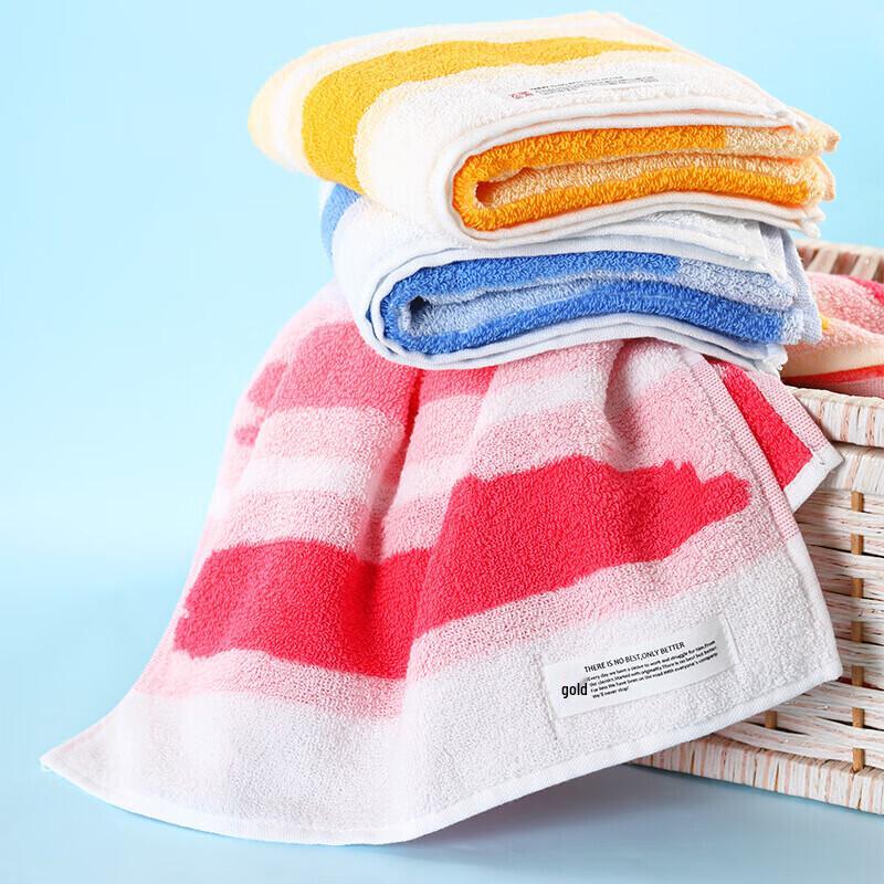 KING SHORE Absorbent Cotton Sports Towels (3-Pack)