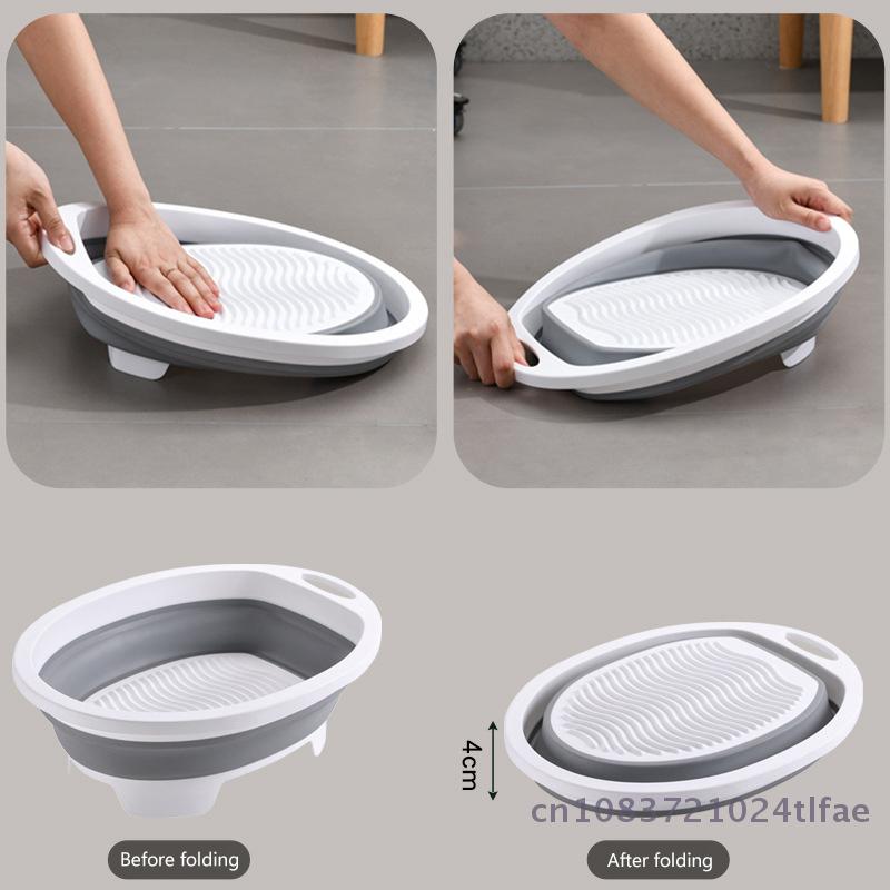 Lightweight Hand Washing Machine for Clothes Cleaning, Foldable and Compact, Suitable for Home and Dorm Use