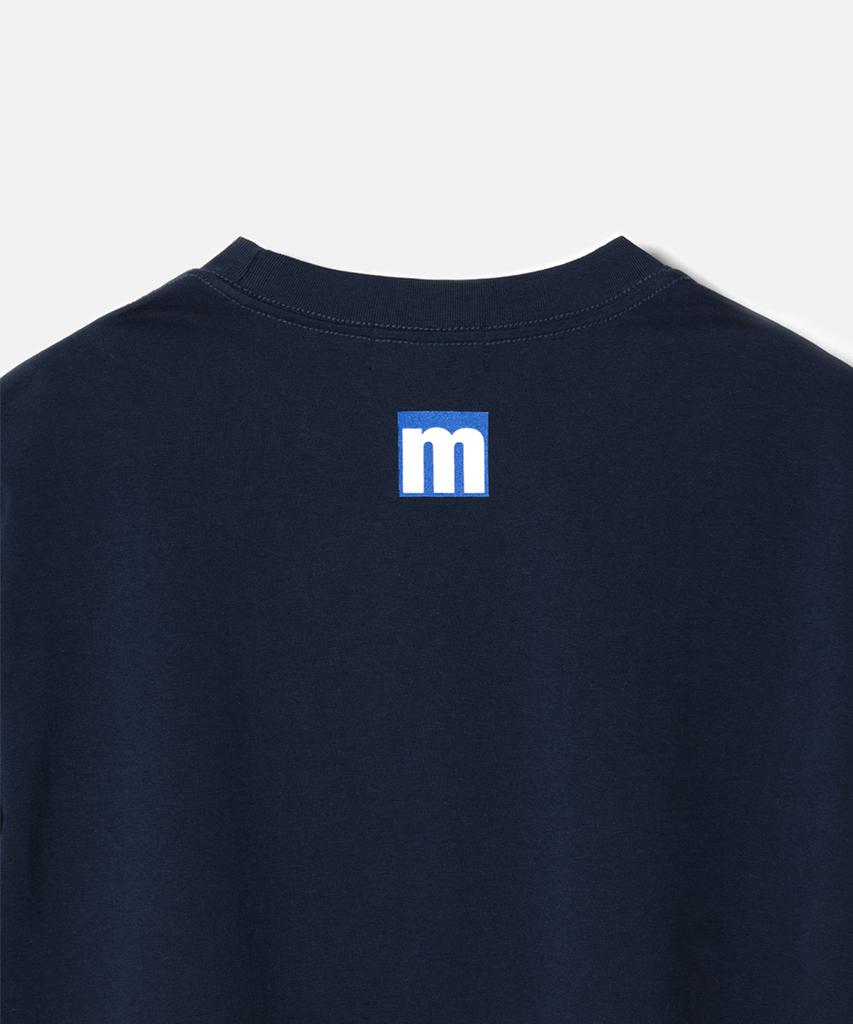 Maenhatanlekojeu Manhattan Records Classic Logo T-Shirt - Navy