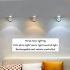 Rechargeable Indoor Wall Lamp No Wiring No Drilling No Installation Lighting Home Background Light Painting Picture Lamp