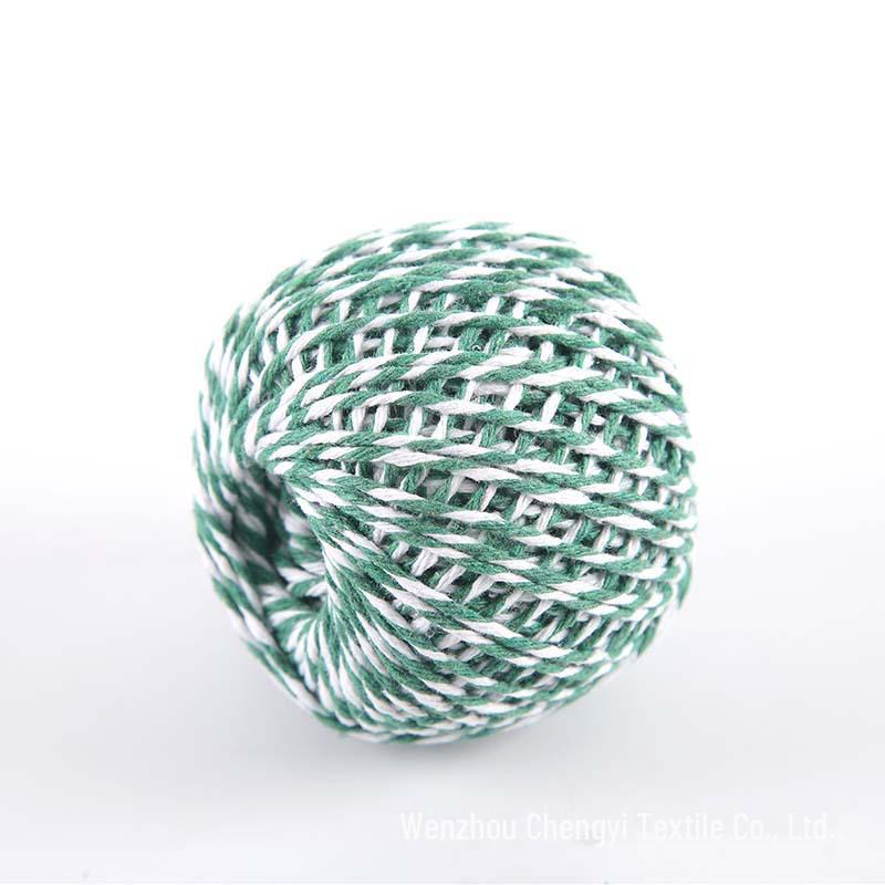 1.5mm Two-Color Cotton Rope for Dragon Boat Festival Rice Dumplings, 8-Strand Thread, Rice Dumpling Leaf Gift, 30g/50g.