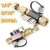 Valve Core Removal Tool Vacuum-Rated Valve Core Removal Tool Valve Core Disassembly R410A 5/16in Female Flare 1/4in Male Flare