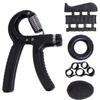 5 PCS Adjustable Grip Set Five Finger Tension Exerciser Wrist Trainer Fitness