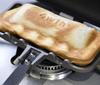 4w1h Hot Sandwich Solo Hot Sandwich Single Direct Flame Made In Japan Holds 1 Slice of Ideal for Kitchen Gift Maker, Slice, Compatible,
