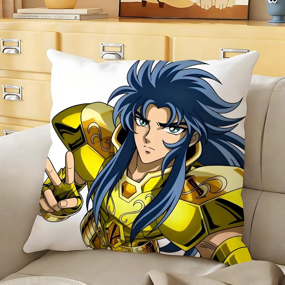 Anime SSaint SSeiya Cushion Cover Soft Durable Reversible Pillow Cover Home  Car MultiScene Daily Comfort Pillowcase