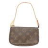 LOUIS VUITTON 2014 M58009 Monogram Mini Pochette Accessoires Handbag BrownUsed