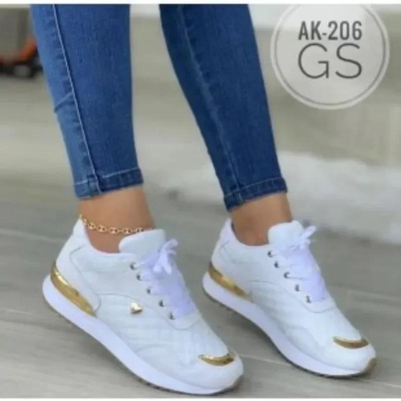 fashion Women Sneakers Mesh Patchwork Lace Up Ladies Flats Outdoor Running Walking Shoes Comfortable Breathable Female Footwear Sapatos