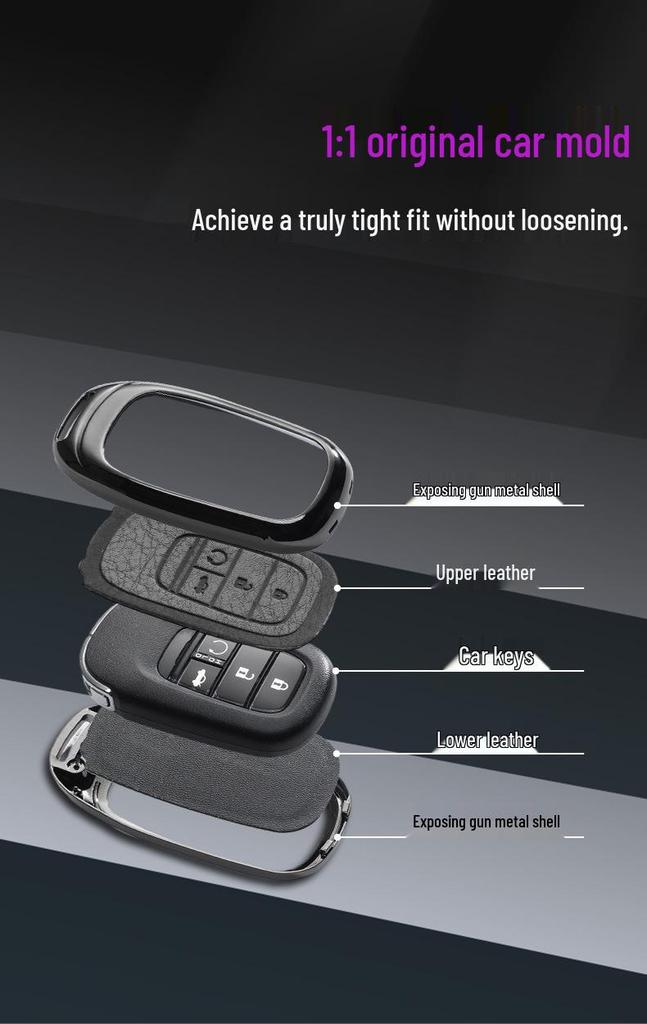 Honda Key Case for 2023 Eleventh Gen Civic, Accord, CR-V, Haoying, ZR-V, Inspire, HR-V, UR-V