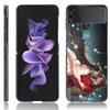 Tian Guan Ci Fu Funda Phone for Samsung Z Flip 7 6 Galaxy Z Flip 5 3 4 5G Case Black Hard PC Shell Protective Cover