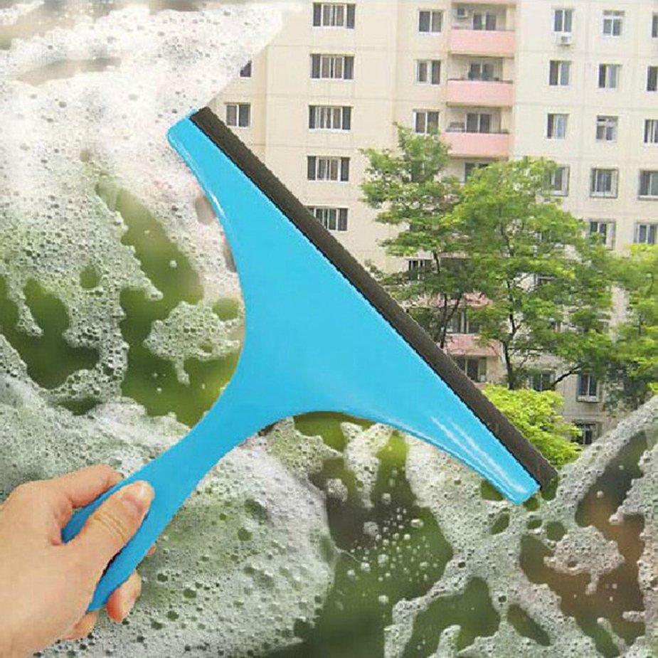 Buy Universal Glass Window Wiper Cleaner Home Shower Bathroom Mirror Scraper at affordable