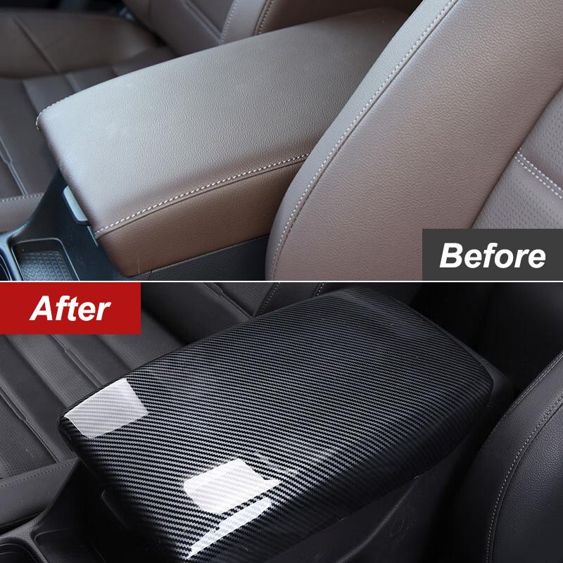 Central Armrest Box Cover Decoration Frame Trim Sticker For Honda CR-V CRV 2023 ABS Car Styling