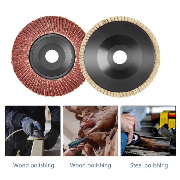 100mm 4 Inch Wool Flap Discs for Angle Grinder Sanding Discs Grinding Wheels