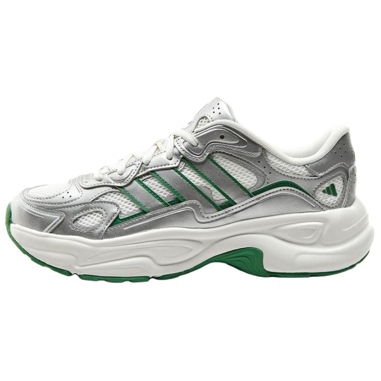 Adidas FC JELWAVE PU, Textile, Synthetic Leather Low top Chunky Sneakers Unisex White Silver KI9870 45⅓