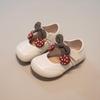Spring 2026 Girls' Princess Leather Shoes - Fashionable, Non-Slip Toddler Footwear in Korean Style