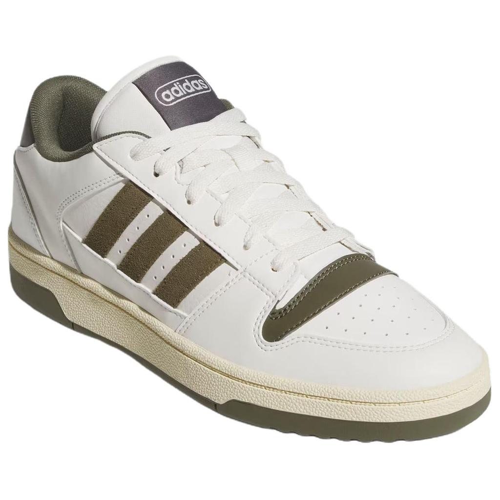 Adidas BREAK START Abrasion Resistant Low Top Skateboard Shoes Unisex White Sneakers JS3380