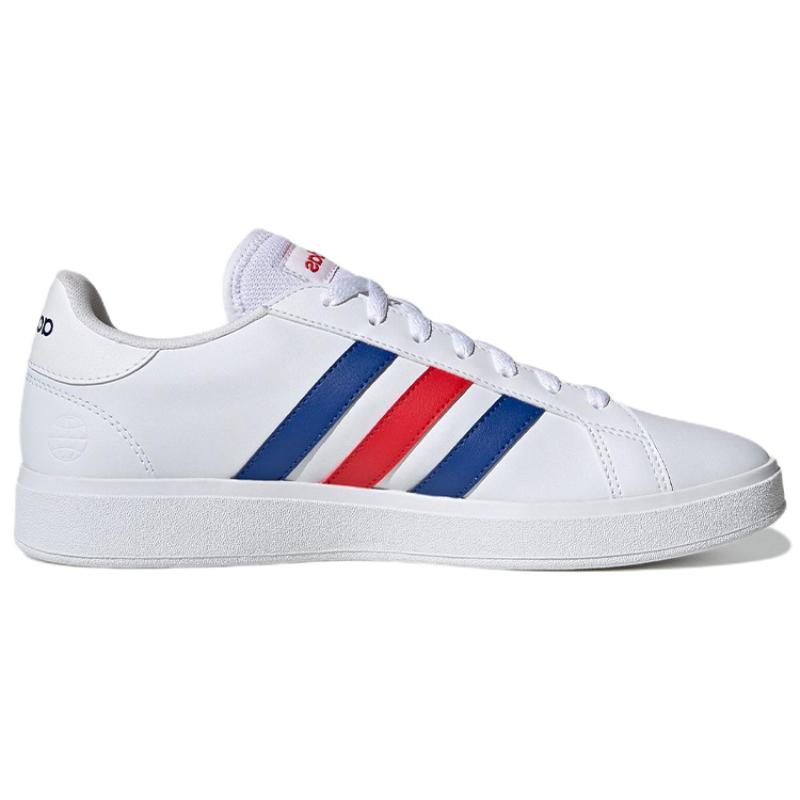 Adidas Grand Court Td Cloud White Royal Blue Vivid Red Sneakers GW9252