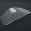 Universal Motorcycle Adjustable Windscreen Wind Deflector Windshield (Transparent)