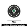 2025 Hot 1/2/4Pcs Car Coaster Water Cup Mat Non-Slip Pad Accessories For Skoda Rapid Scala Kodiaq Fabia Kamiq Karoq Octavia 2 3